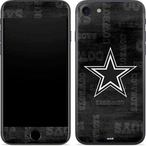 NFL Dallas Cowboys Black & White iPhone 8 Skin