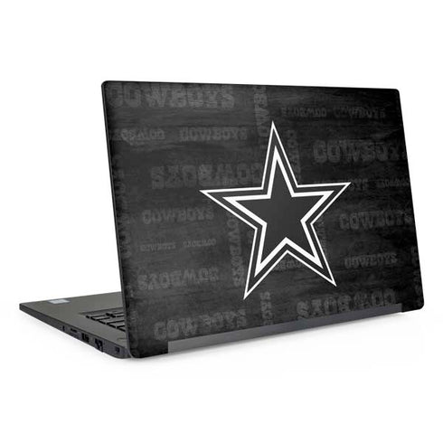 NFL Dallas Cowboys Black & White Dell Latitude Skin