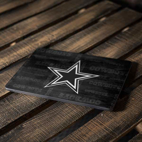 NFL Dallas Cowboys Black & White Apple MacBook Air Skin