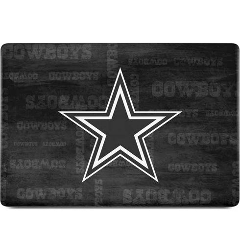 NFL Dallas Cowboys Black & White MacBook Skins