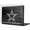 NFL Dallas Cowboys Black & White MacBook Cases
