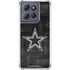NFL Dallas Cowboys Black & White Moto G Play 5G (2025) Clear Case