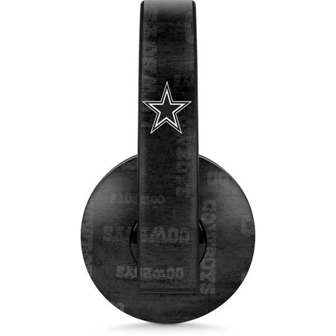NFL Dallas Cowboys Black & White PlayStation 4 Gold Wireless Headset Skin