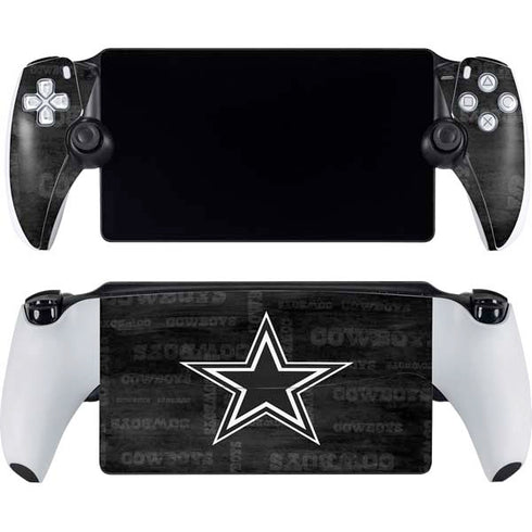 NFL Dallas Cowboys Black & White PlayStation PS5 Skins