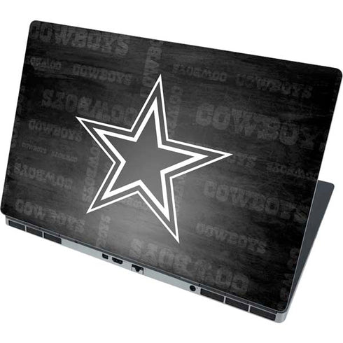 NFL Dallas Cowboys Black & White Dell Precision Skin