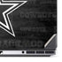NFL Dallas Cowboys Black & White Dell Precision Skin