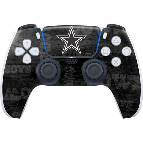 NFL Dallas Cowboys Black & White PlayStation PS5 Skins