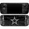 NFL Dallas Cowboys Black & White Steam Deck Handheld Gaming Computer OLED Skin
