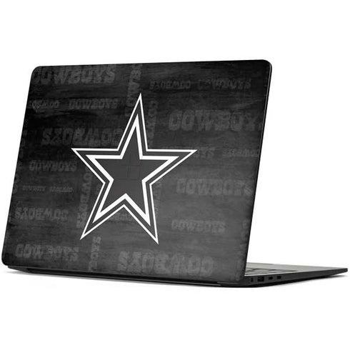 NFL Dallas Cowboys Black & White Surface Laptop 7 15in Skin