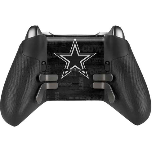 NFL Dallas Cowboys Black & White Xbox Elite Wireless Controller Series 2 Skin