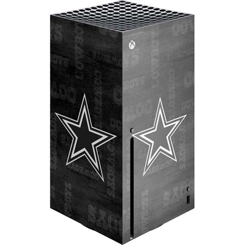 NFL Dallas Cowboys Black & White Xbox Series X Skins