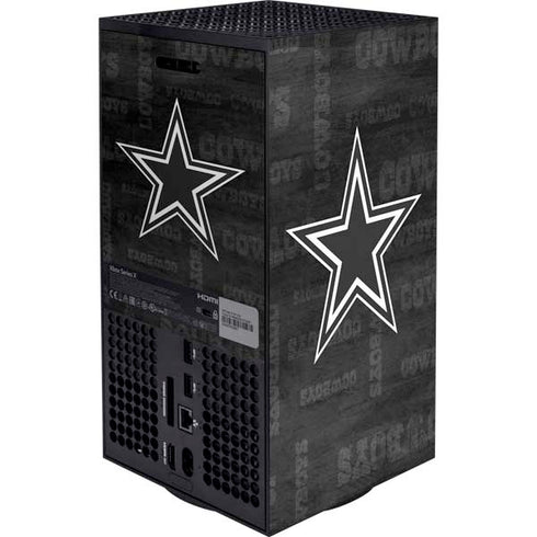 NFL Dallas Cowboys Black & White XBox Series X Digital Edition Bundle Skin