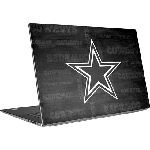 NFL Dallas Cowboys Black & White Dell XPS Skin