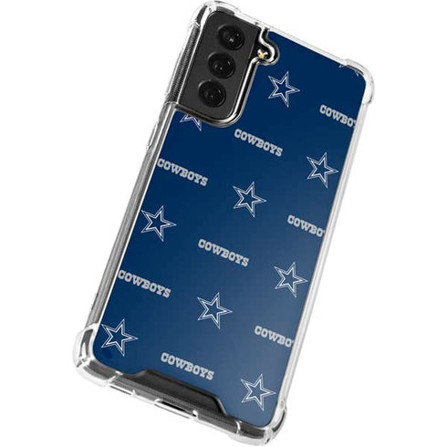 NFL Dallas Cowboys Blitz Series Galaxy S22 Plus Clear Case