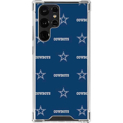 NFL Dallas Cowboys Blitz Series Galaxy S23 Ultra Clear Case