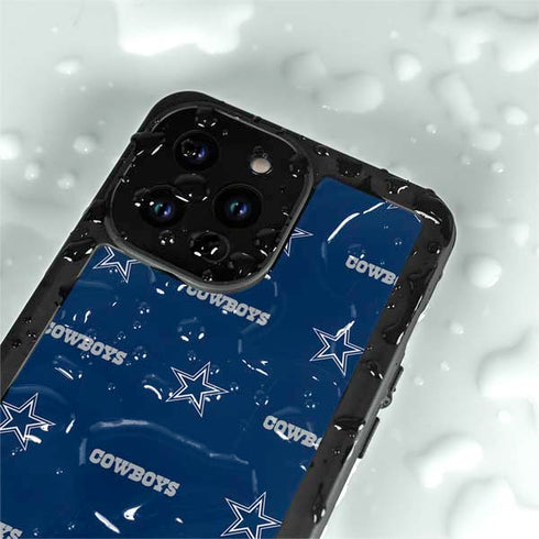 NFL Dallas Cowboys Blitz Series iPhone 15 Pro Waterproof Case
