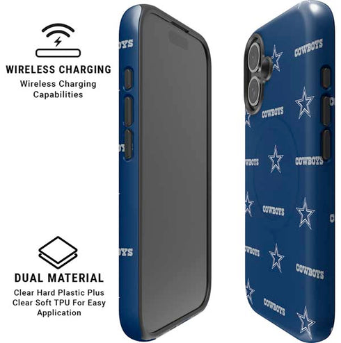 NFL Dallas Cowboys Blitz Series iPhone 16 Magsafe Impact Case