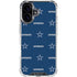 NFL Dallas Cowboys Blitz Series iPhone 16 Plus Clear Case