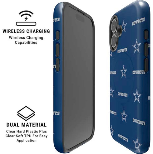 NFL Dallas Cowboys Blitz Series iPhone 16 Plus Magsafe Impact Case