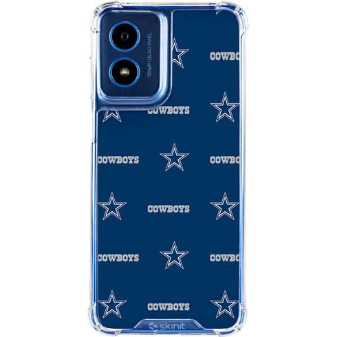 NFL Dallas Cowboys Blitz Series Moto G 5G (2024) Clear Case