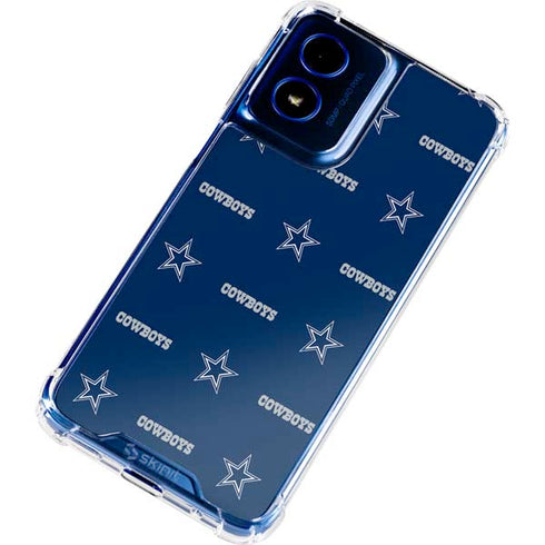 NFL Dallas Cowboys Blitz Series Moto G 5G (2024) Clear Case