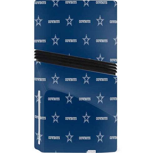 NFL Dallas Cowboys Blitz Series PS5 Pro Disk Console Skin