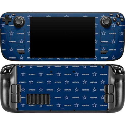 NFL Dallas Cowboys Blitz Series Steam Deck Handheld Gaming Computer OLED Skin