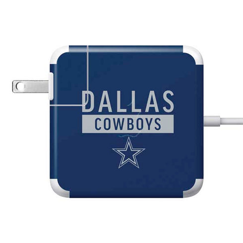 NFL Dallas Cowboys Blue Performance Series 85W Power Adapter (15 and 17 inch MacBook Pro Charger) Skin