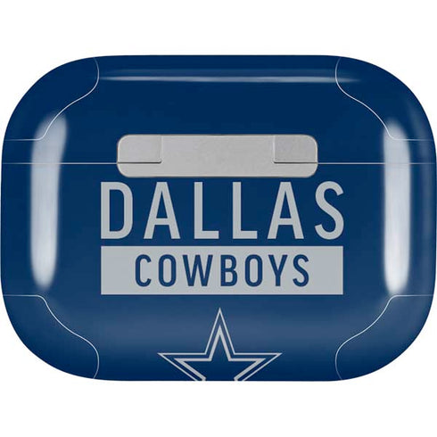 NFL Dallas Cowboys Blue Performance Series AirPods Skins