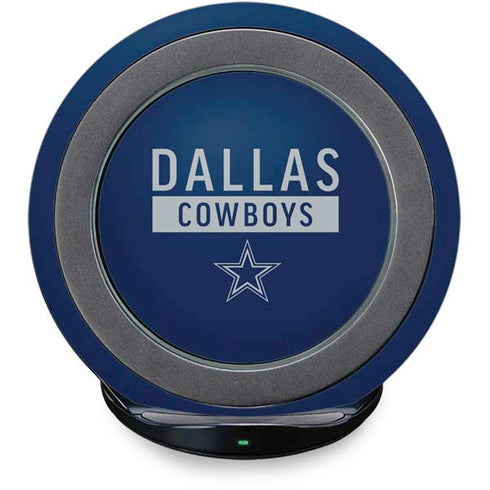 NFL Dallas Cowboys Blue Performance Series Fast Charge Wireless Charging Stand Skin