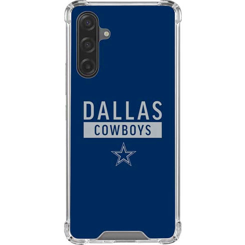 NFL Dallas Cowboys Blue Performance Series Galaxy A17 Clear Case