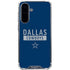 NFL Dallas Cowboys Blue Performance Series Galaxy A36 5G Clear Case