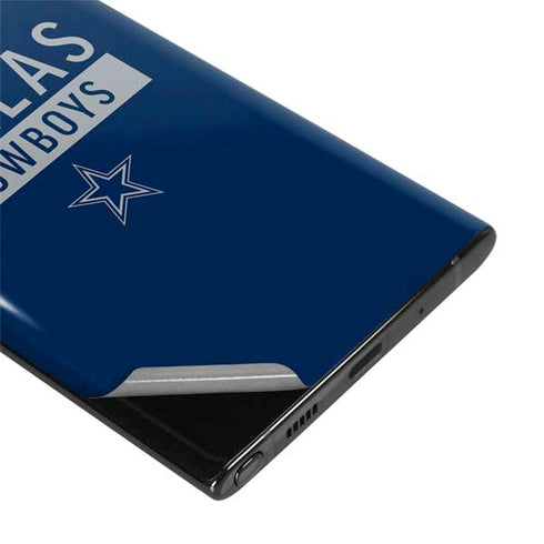 NFL Dallas Cowboys Blue Performance Series Galaxy Note 10 Plus Skin