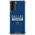 NFL Dallas Cowboys Blue Performance Series Galaxy S22 Clear Case