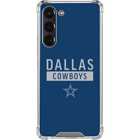 NFL Dallas Cowboys Blue Performance Series Galaxy S24 FE Clear Case
