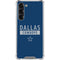 NFL Dallas Cowboys Blue Performance Series Galaxy S24 FE Clear Case