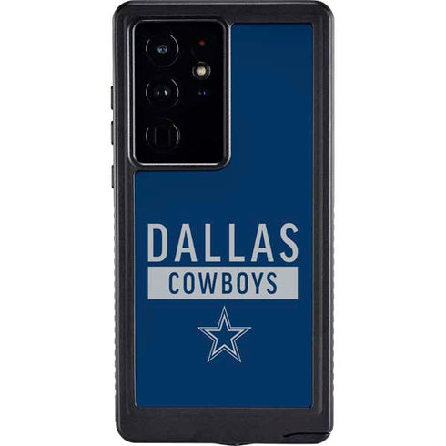 NFL Dallas Cowboys Blue Performance Series Galaxy S24 Ultra Waterproof Case