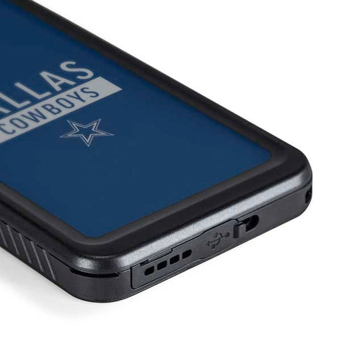 NFL Dallas Cowboys Blue Performance Series Galaxy S24 Waterproof Case