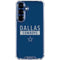 NFL Dallas Cowboys Blue Performance Series Galaxy S25 Clear Case