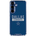 NFL Dallas Cowboys Blue Performance Series Galaxy S25 Plus Clear Case