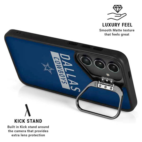 NFL Dallas Cowboys Blue Performance Series Galaxy S26 Ultra Kickstand Case