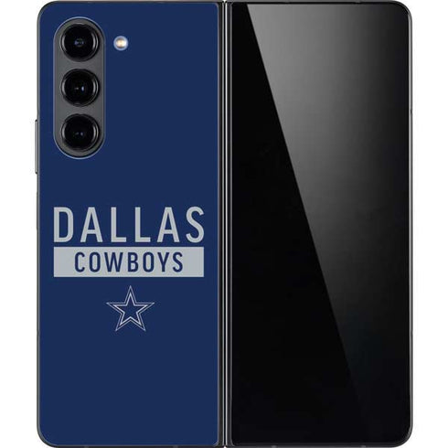 NFL Dallas Cowboys Blue Performance Series Galaxy Z Fold5 5G Skin