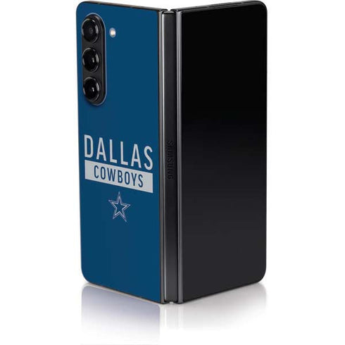 NFL Dallas Cowboys Blue Performance Series Galaxy Z Fold5 5G Skin