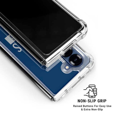 NFL Dallas Cowboys Blue Performance Series Galaxy Z Fold6 Clear Case