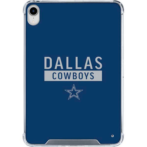 NFL Dallas Cowboys Blue Performance Series iPad 11th Gen (2025) Clear Case