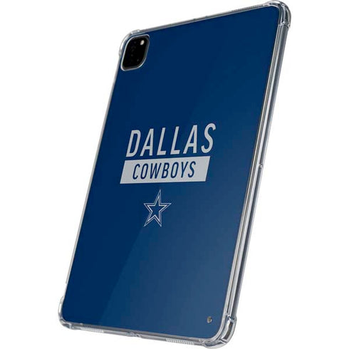 NFL Dallas Cowboys Blue Performance Series iPad Pro 11in (2024) Clear Case