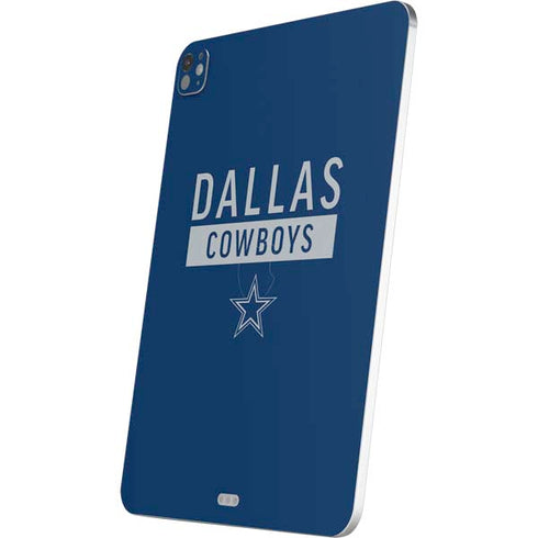 NFL Dallas Cowboys Blue Performance Series iPad Pro 13in M4 (2024) Skin