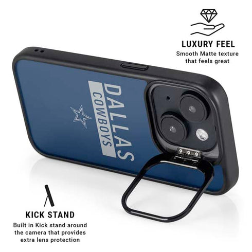 NFL Dallas Cowboys Blue Performance Series iPhone 13 Kickstand Case