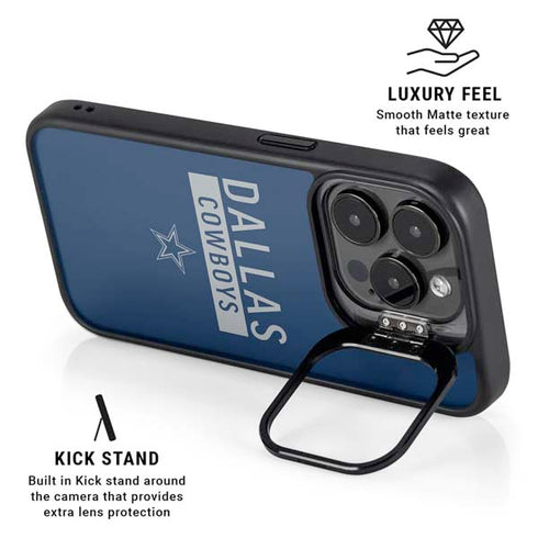 NFL Dallas Cowboys Blue Performance Series iPhone 13 Pro Kickstand Case