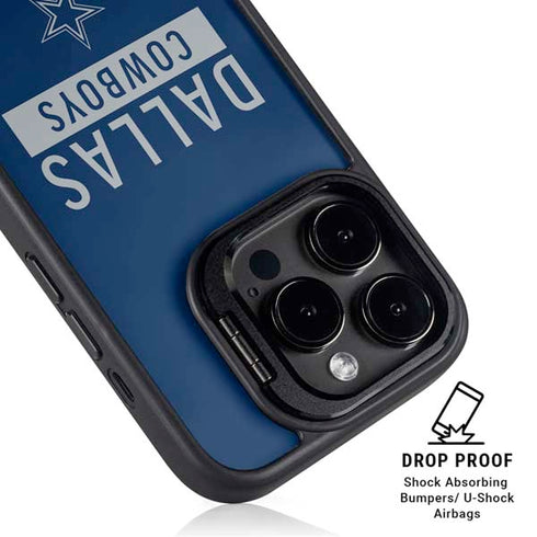 NFL Dallas Cowboys Blue Performance Series iPhone 13 Pro Kickstand Case